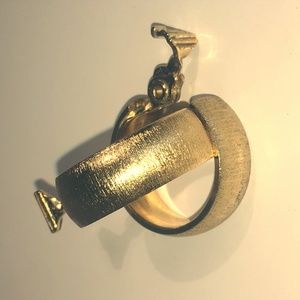 1" MONET Gold Clip-on Hoop Earrings